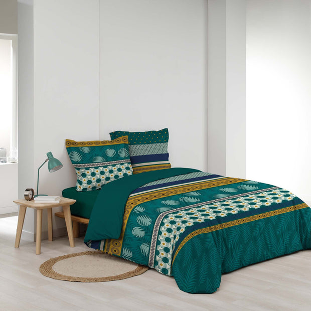 Lenjerie de pat din bumbac, Lauralys Multicolor, 260 x 240 cm (1)