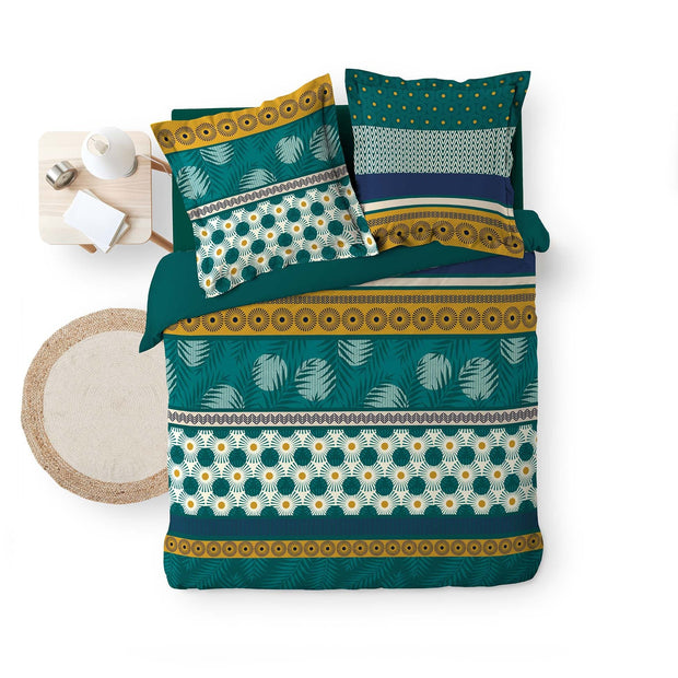 U10 Lenjerie de pat din bumbac, Lauralys Multicolor, 260 x 240 cm