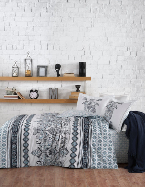 Asir Lenjerie de pat din bumbac, Ligya Multicolor, 200 x 220 cm