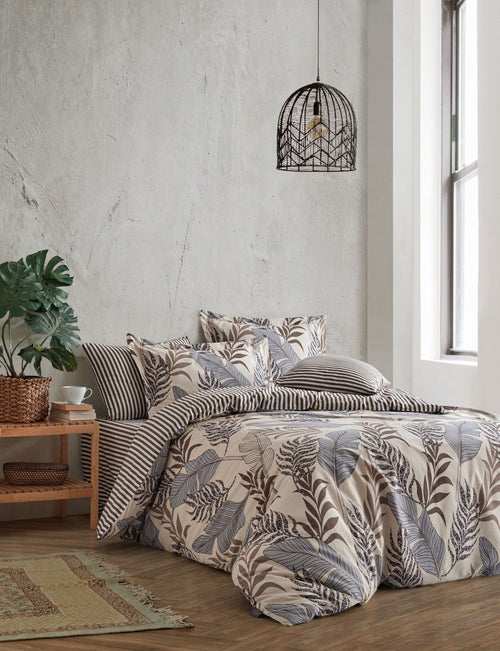 Asir Lenjerie de pat din bumbac, Lionel Multicolor, 200 x 220 cm