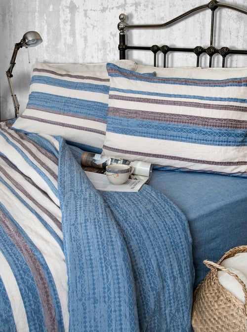 Lenjerie de pat din bumbac, Lonny Multicolor, 200 x 220 cm