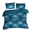 Lenjerie de pat din bumbac, Monte 3 Verde Mint / Argintiu & ERFRNY-BEDLINEN-MONTE-3-MINT-SILVER