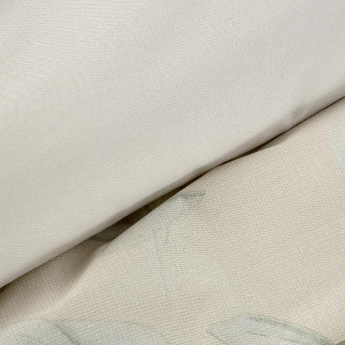 Lenjerie de pat din bumbac, Monte 4 Natural / Verde, 140 x 200 cm (2)