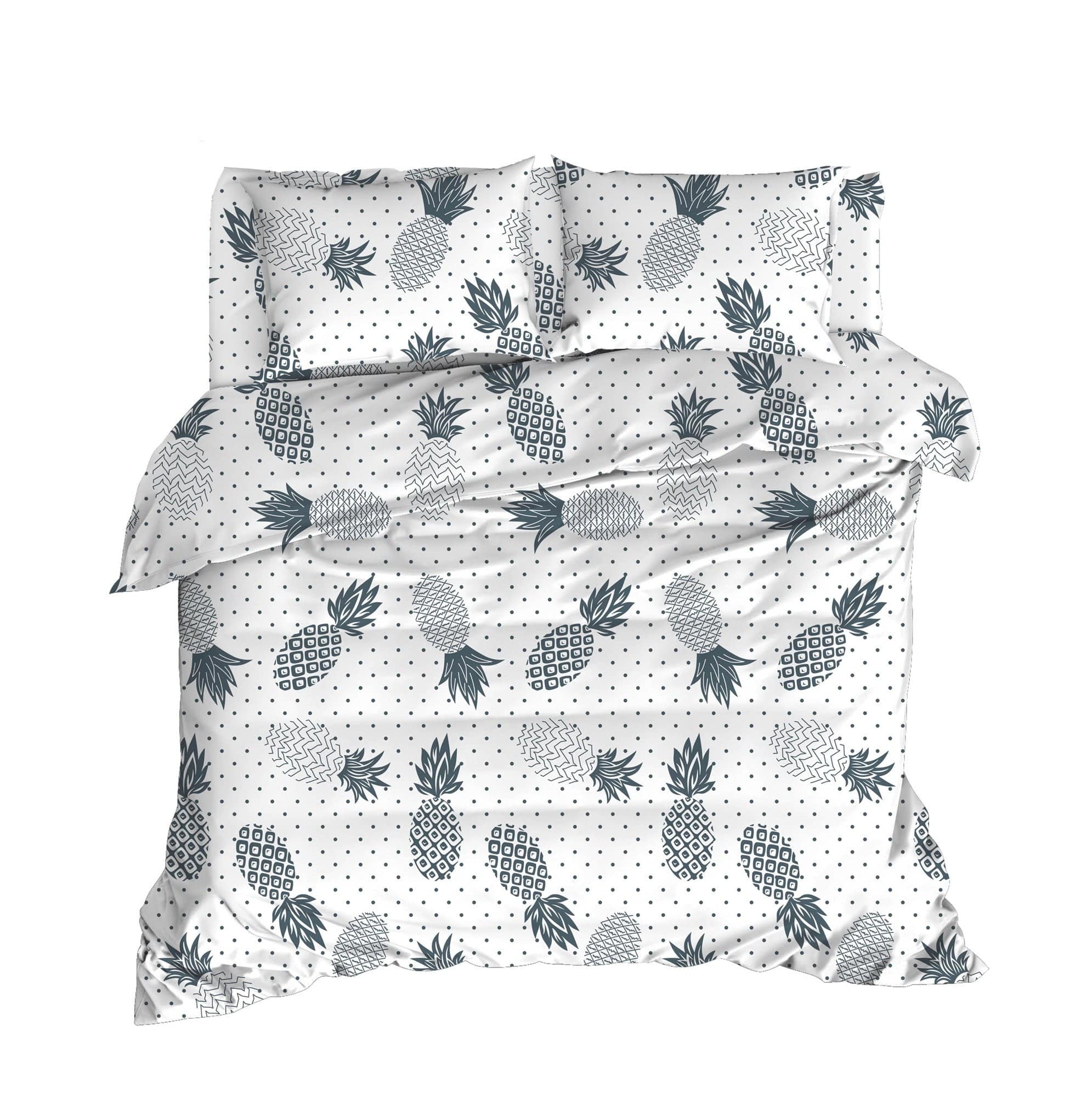 Asir Lenjerie de pat din bumbac, Night Multicolor, 200 x 220 cm