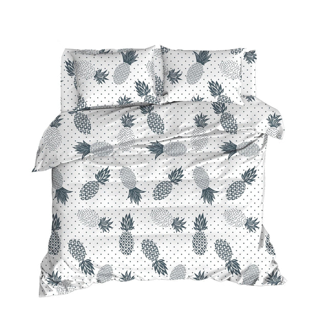 Asir Lenjerie de pat din bumbac, Night Multicolor, 200 x 220 cm