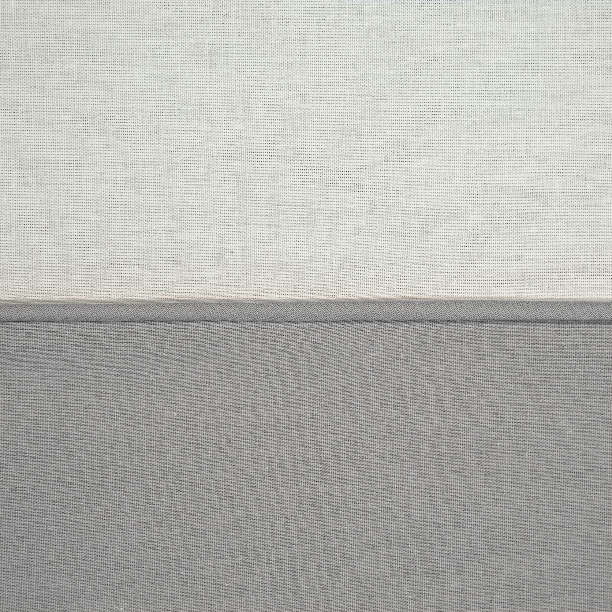 Lenjerie de pat din bumbac, Novad Alb / Gri, 140 x 200 cm (2)