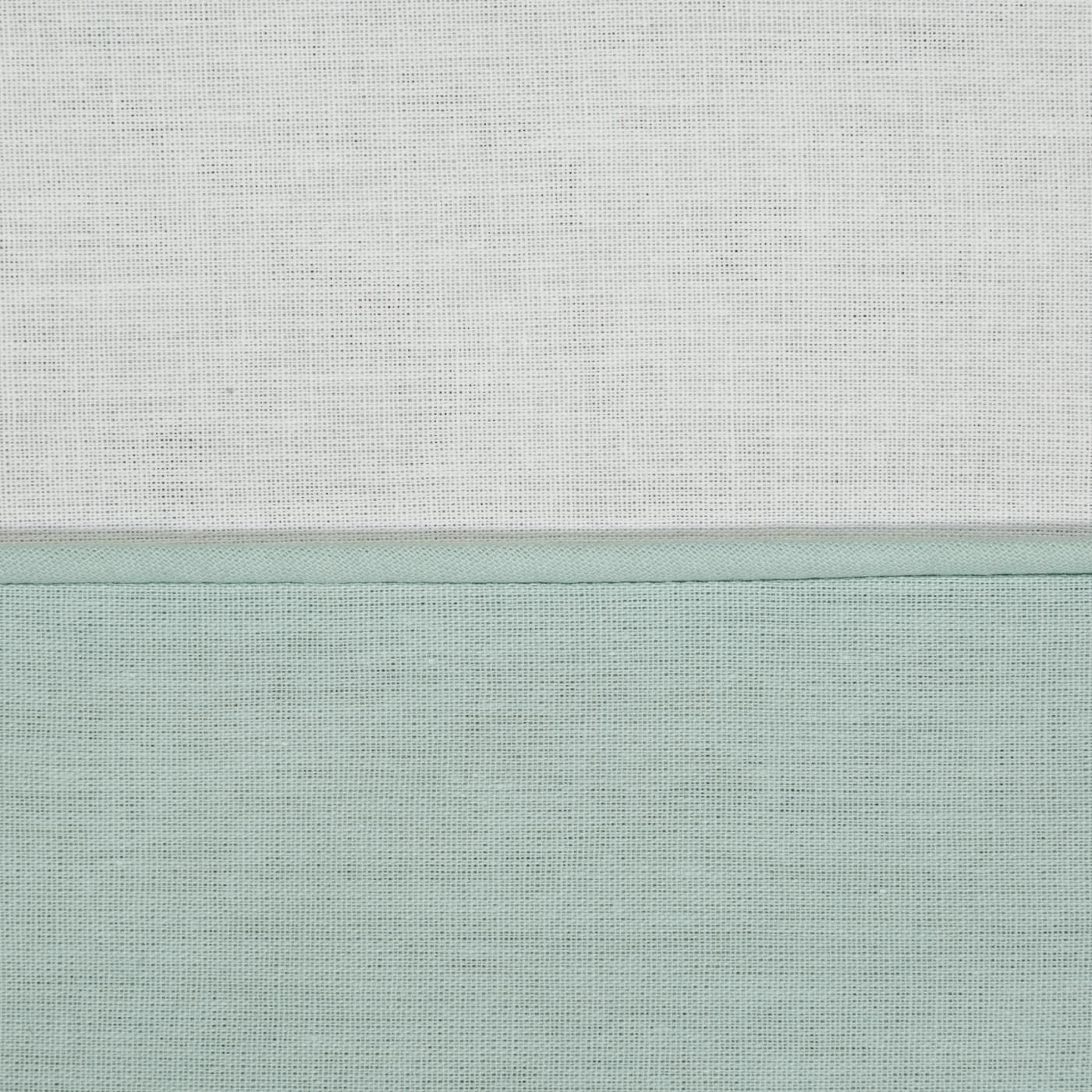 Lenjerie de pat din bumbac, Novad Alb / Verde Mint, 140 x 200 cm (2)