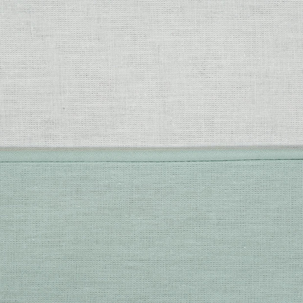 Lenjerie de pat din bumbac, Novad Alb / Verde Mint, 140 x 200 cm (2)