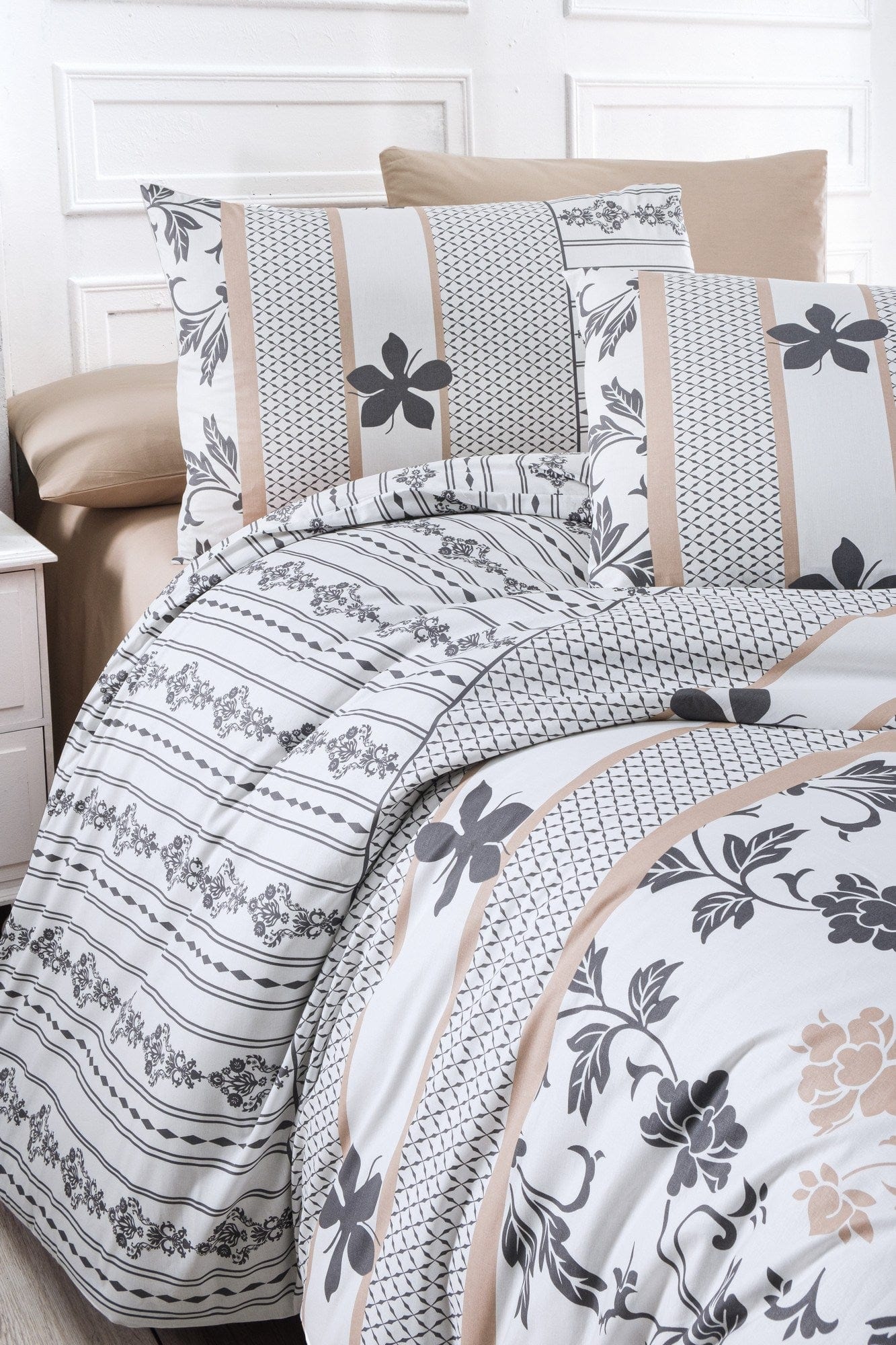 Lenjerie de pat din bumbac, Oak Multicolor, 160 x 220 cm (1)