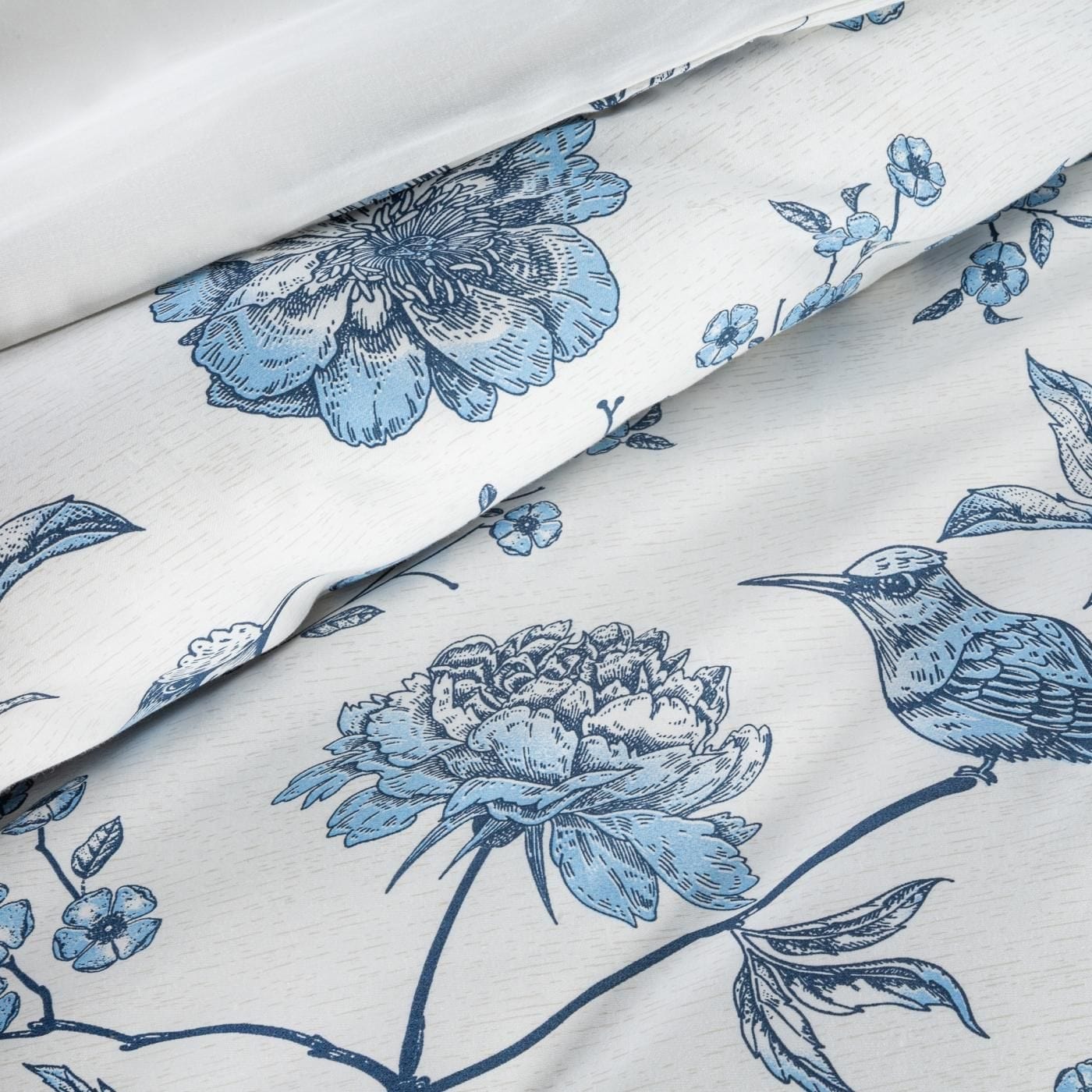 Lenjerie de pat din bumbac, Palermo 6 Albastru, 140 x 200 cm (1)