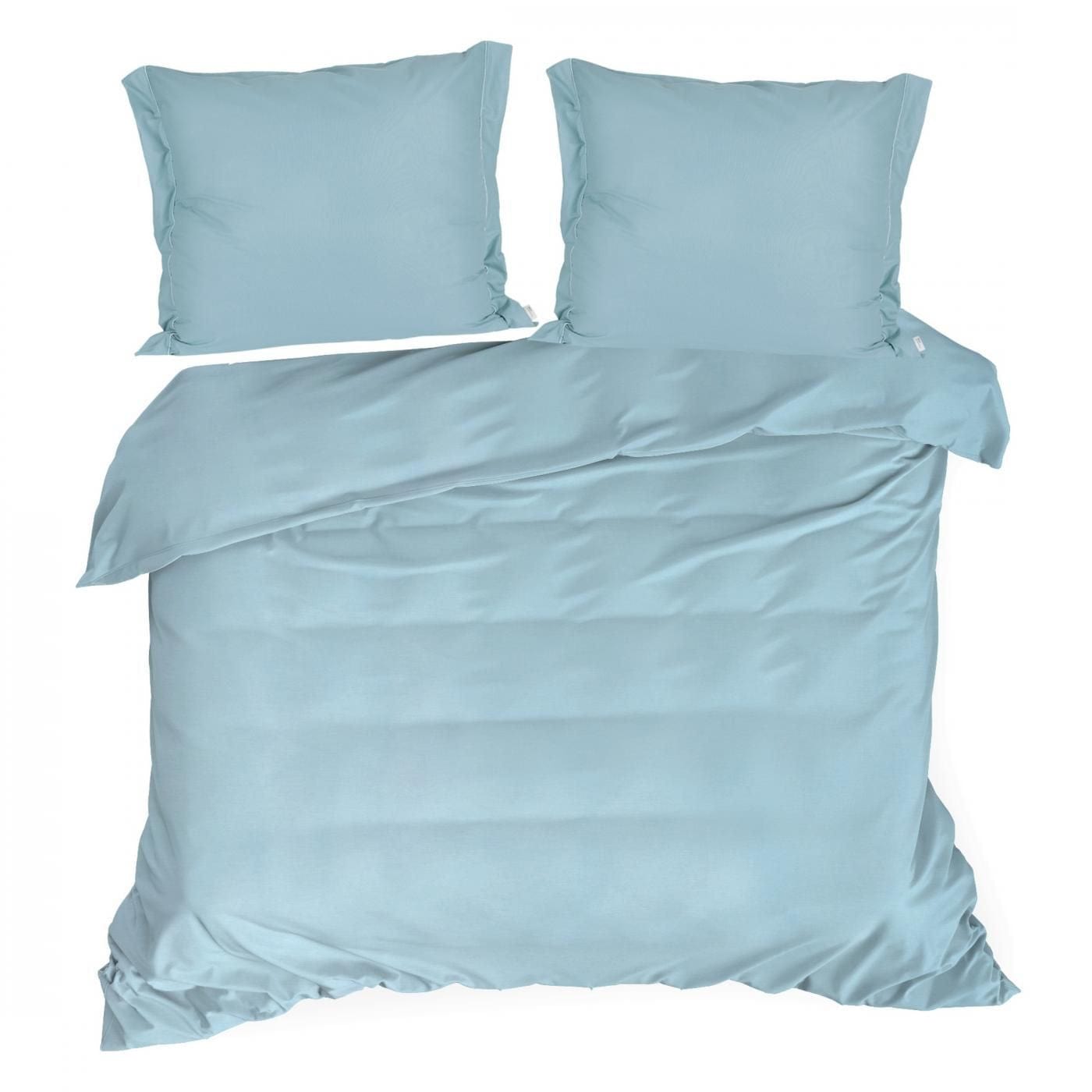 Lenjerie de pat din bumbac, Palermo Bleu, 220 x 200 cm