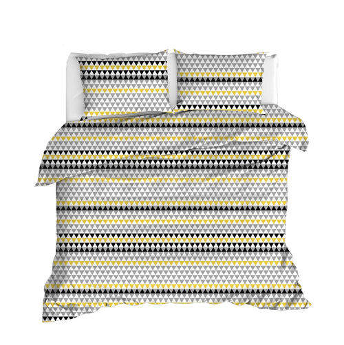 Lenjerie de pat din bumbac, Pavlina Multicolor, 200 x 220 cm