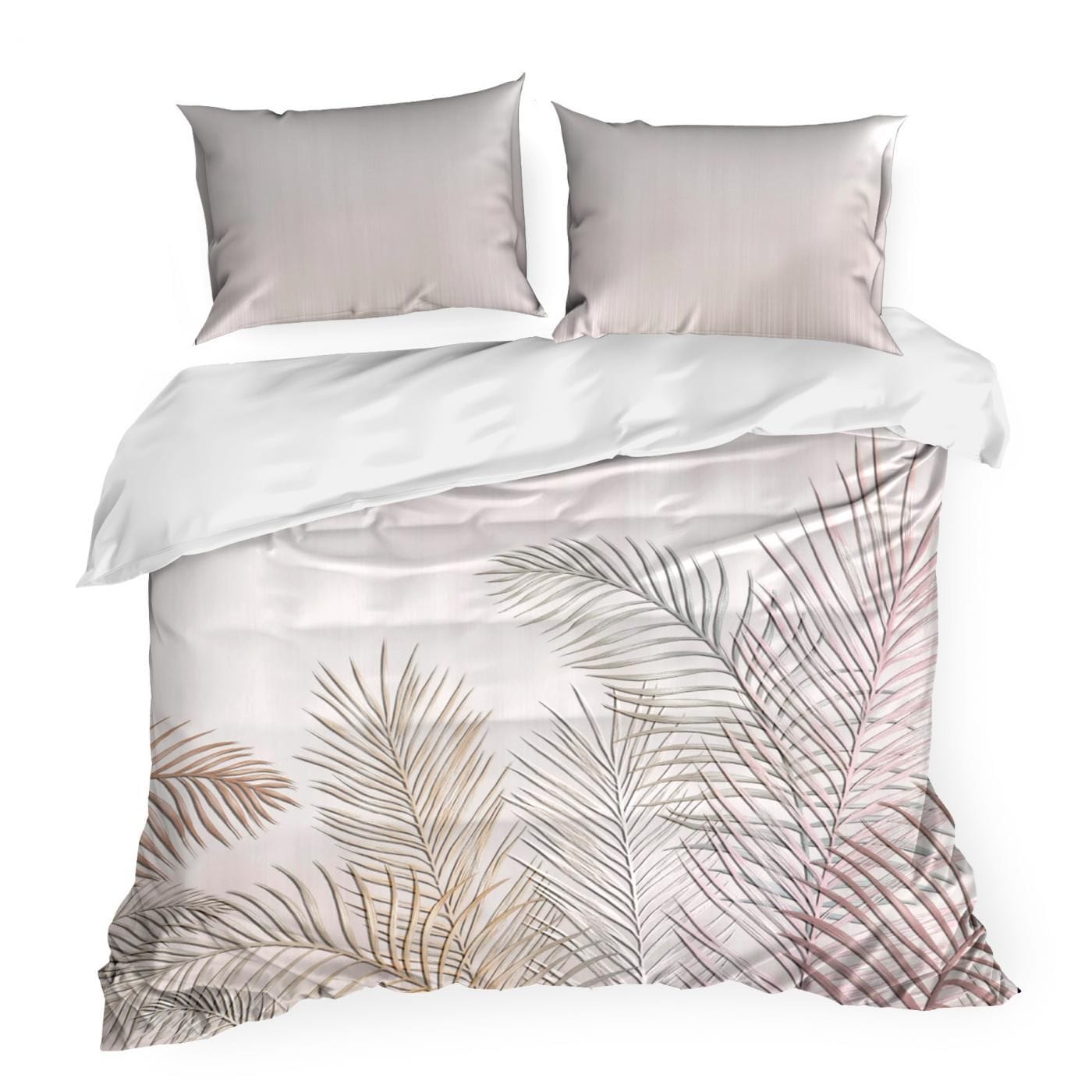 Lenjerie de pat din bumbac, Rein0 5 Bej, 140 x 200 cm