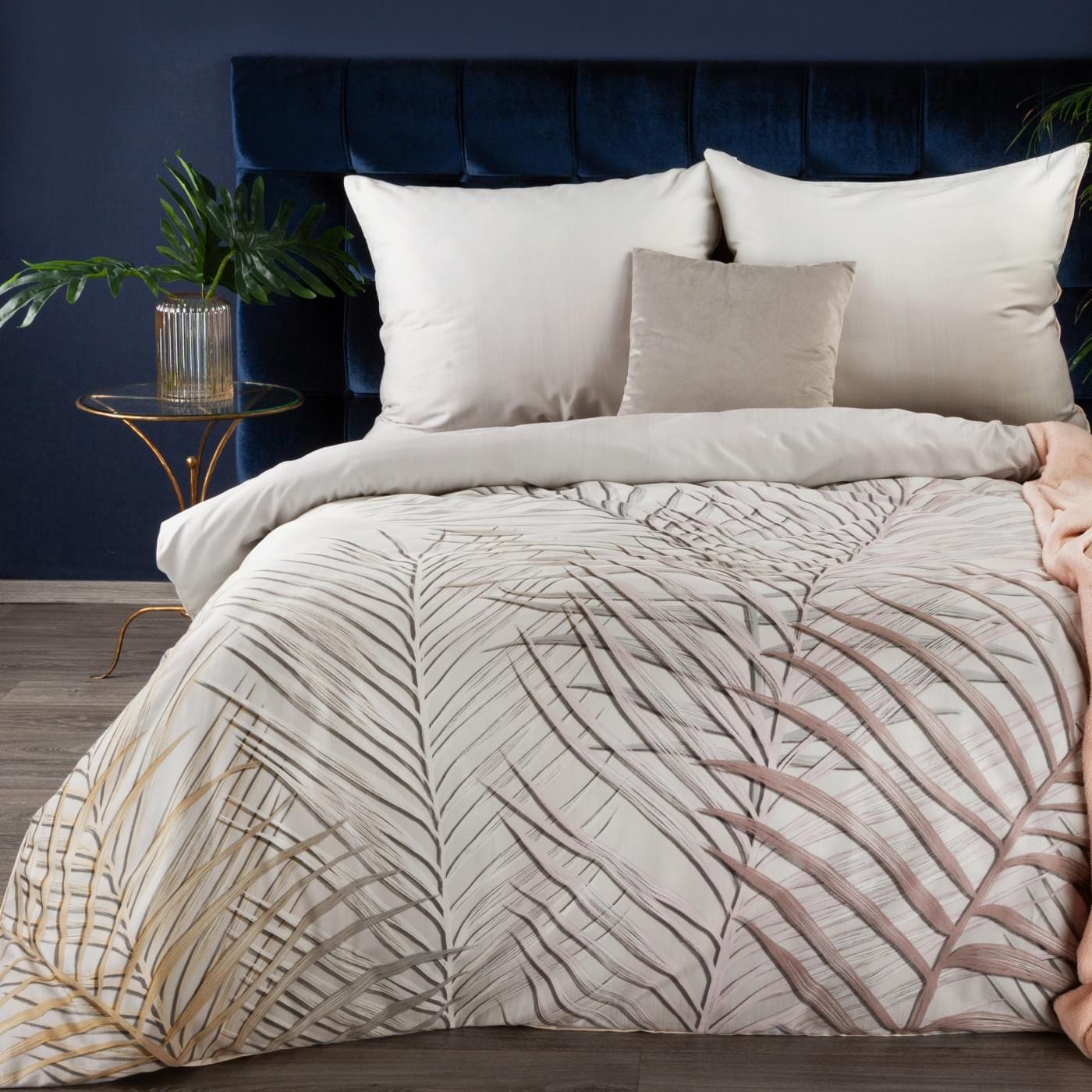 Lenjerie de pat din bumbac, Rein0 5 Bej, 140 x 200 cm (1)