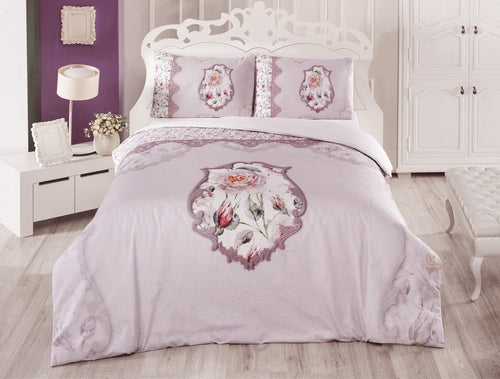 Asir Lenjerie de pat din bumbac, Rosalinda Multicolor, 200 x 220 cm