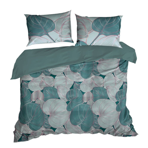 Lenjerie de pat din bumbac, Salvia 4 Multicolor, 160 x 200 cm