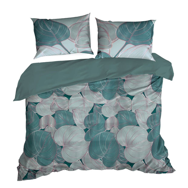 Lenjerie de pat din bumbac, Salvia 4 Multicolor, 160 x 200 cm