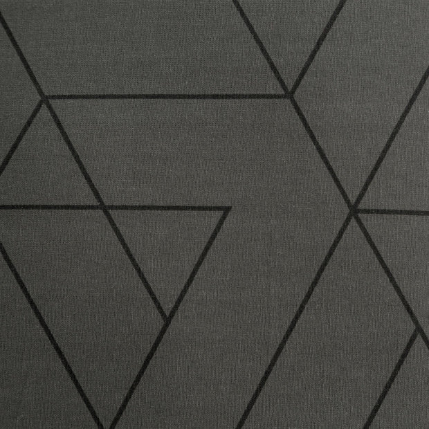 Lenjerie de pat din bumbac, Sara 11 Grafit, 140 x 200 cm (3)