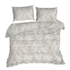Lenjerie de pat din bumbac, Sara 13 Argintiu, 140 x 200 cm