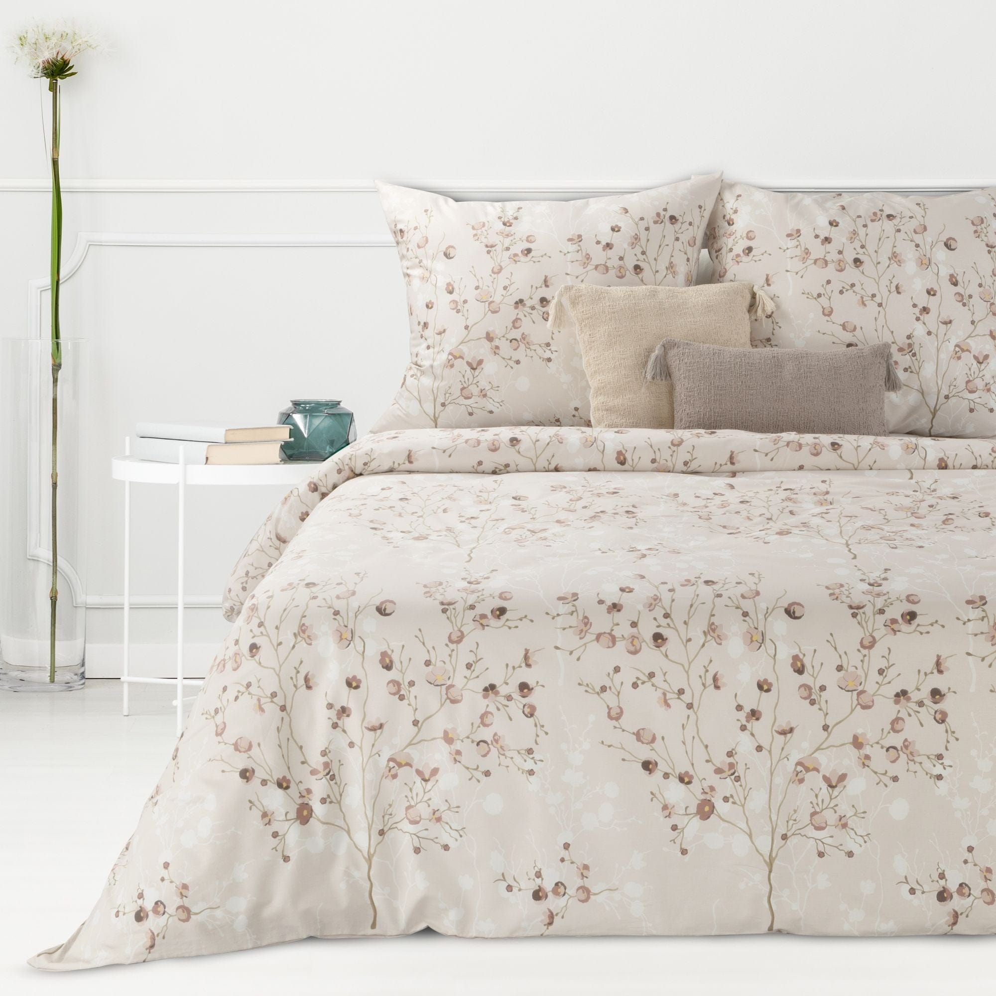 Lenjerie de pat din bumbac, Sara 15 Bej, 140 x 200 cm (1)