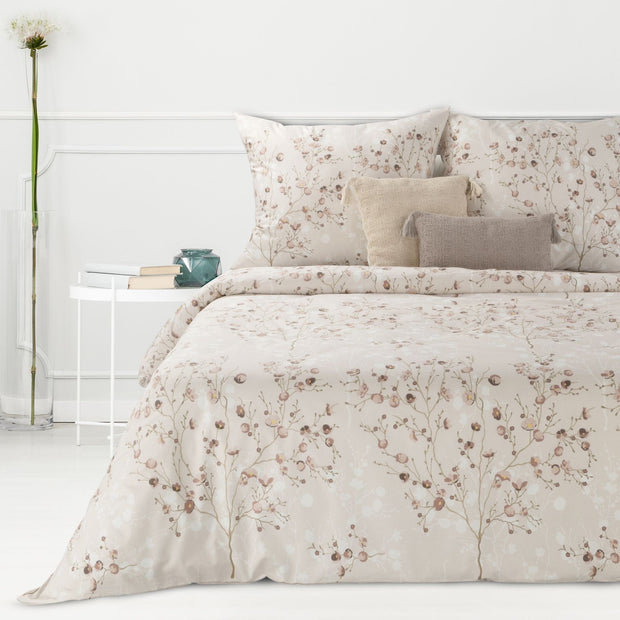 Lenjerie de pat din bumbac, Sara 15 Bej, 140 x 200 cm (1)