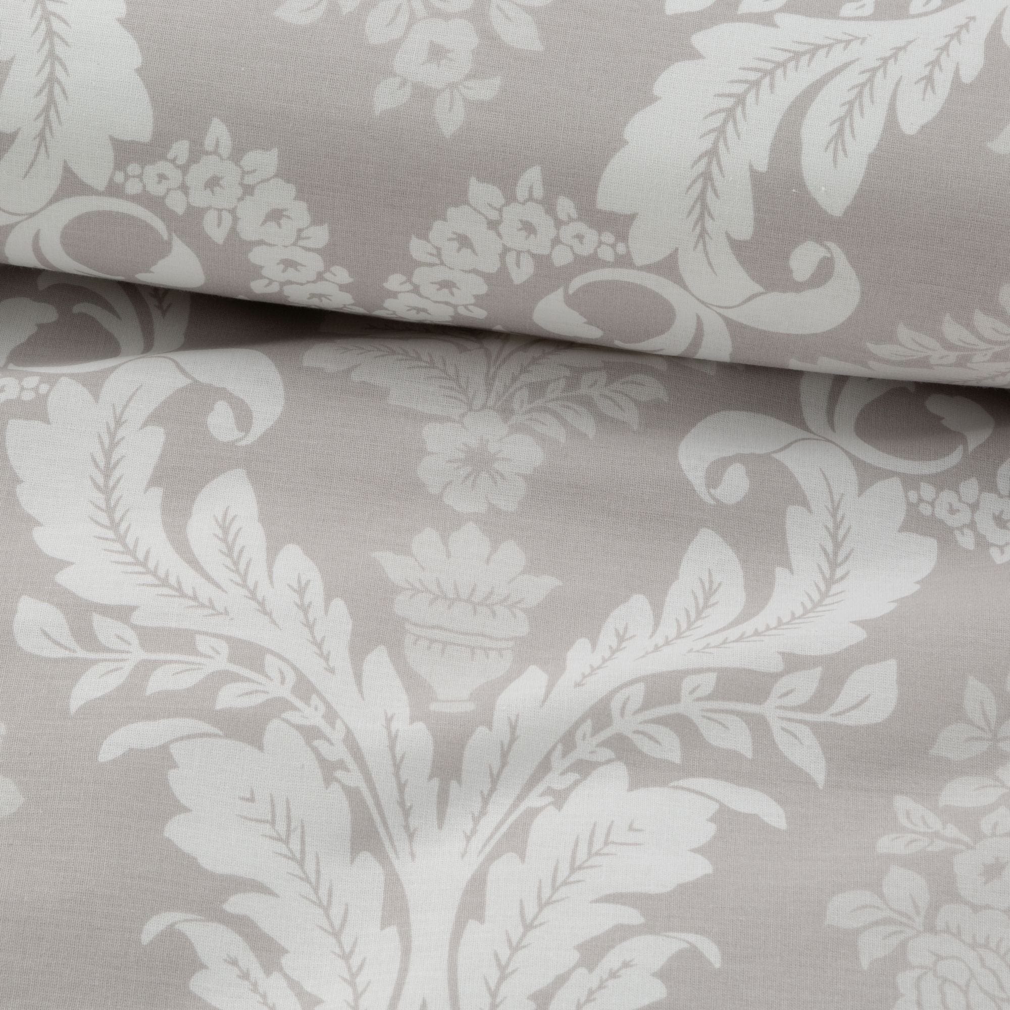 Lenjerie de pat din bumbac, Sara0 5 Argintiu / Alb, 140 x 200 cm (2)