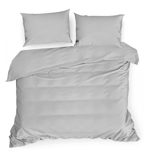 Lenjerie de pat din bumbac Satinat, Dina Argintiu & ERFRNY-BEDLINEN-DINA-SILVER
