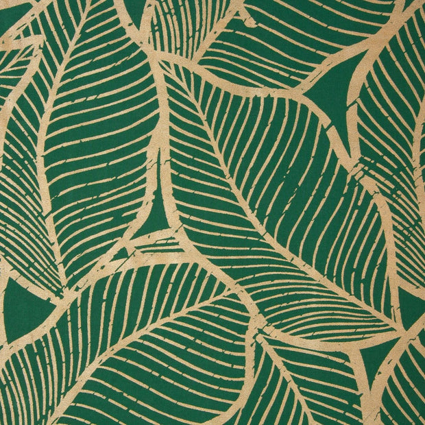 Lenjerie de pat din bumbac Satinat, Metali 28 Verde / Auriu, 220 x 200 cm (2)