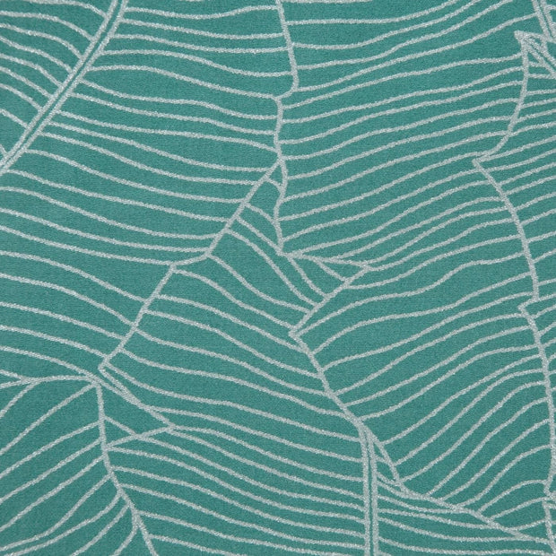 Lenjerie de pat din bumbac Satinat, Metalic 1 Turcoaz / Argintiu, 220 x 200 cm (3)