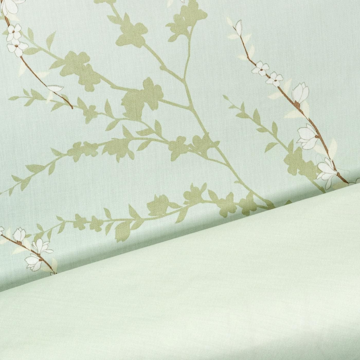 Lenjerie de pat din bumbac Satinat, Nelly 2 Verde Mint (2)