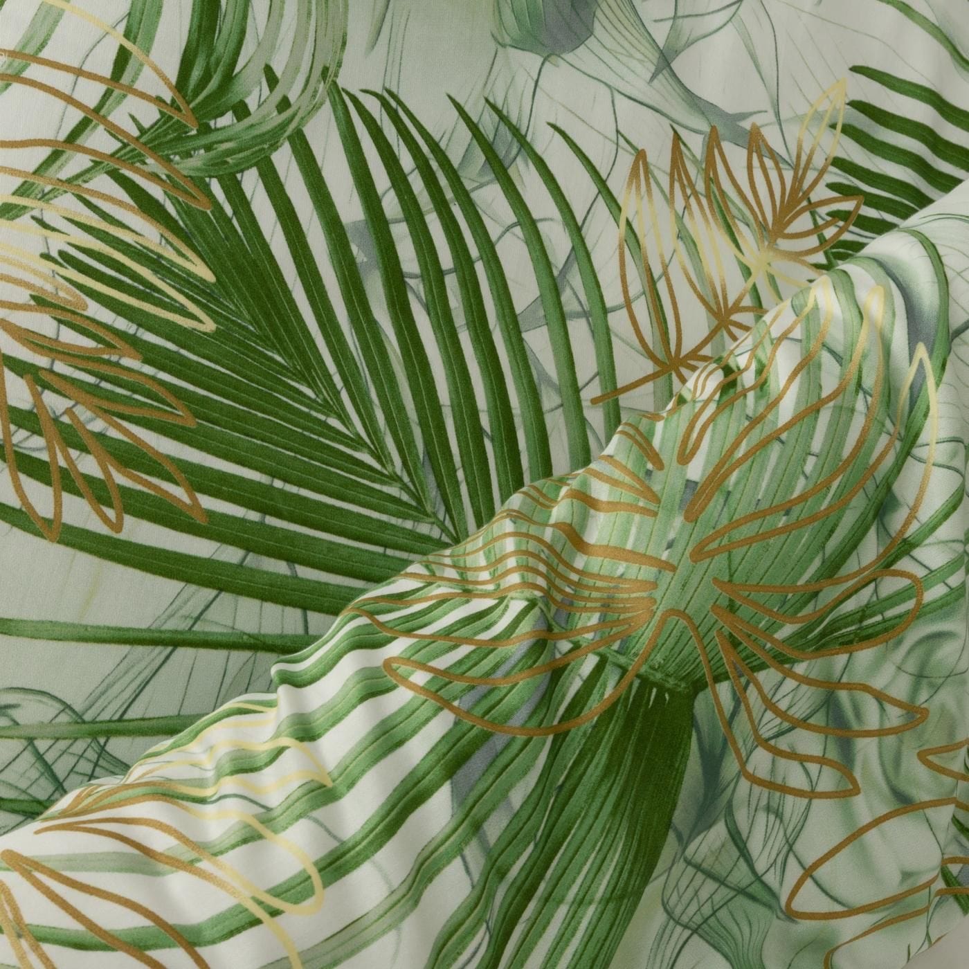 Lenjerie de pat din bumbac Satinat, Nelly 4 Verde Inchis, 220 x 200 cm (2)