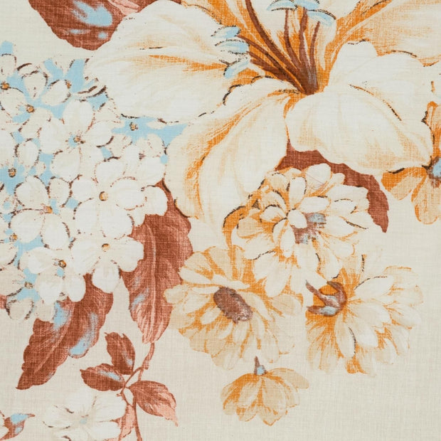 Lenjerie de pat din bumbac Satinat, Nelly 6 Bej / Portocaliu, 220 x 200 cm (3)