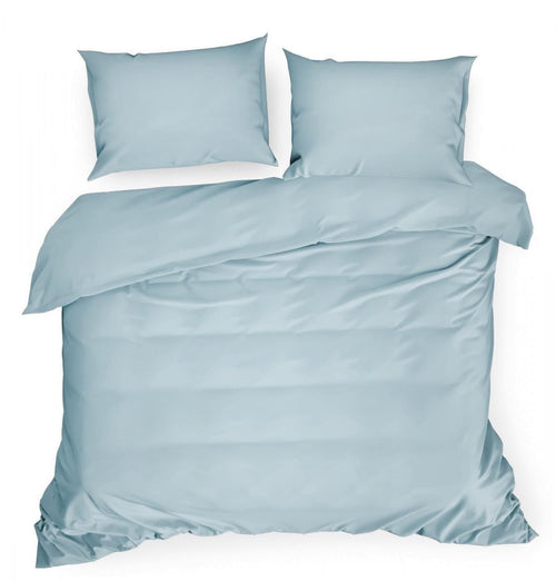 Lenjerie de pat din bumbac Satinat, Nova 3 Bleu & ERFRNY-BEDLINEN-NOVA-3-LIGHT-BLUE