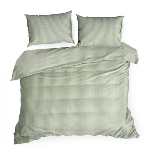 Lenjerie de pat, Monte 9 Verde / Crem & ERFRNY-BEDLINEN-MONTE-9-GREEN-CREAM