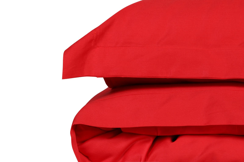 Lenjerie de pat din bumbac Satinat Premium Elegant V2 Rosu, 200 x 220 cm (3)