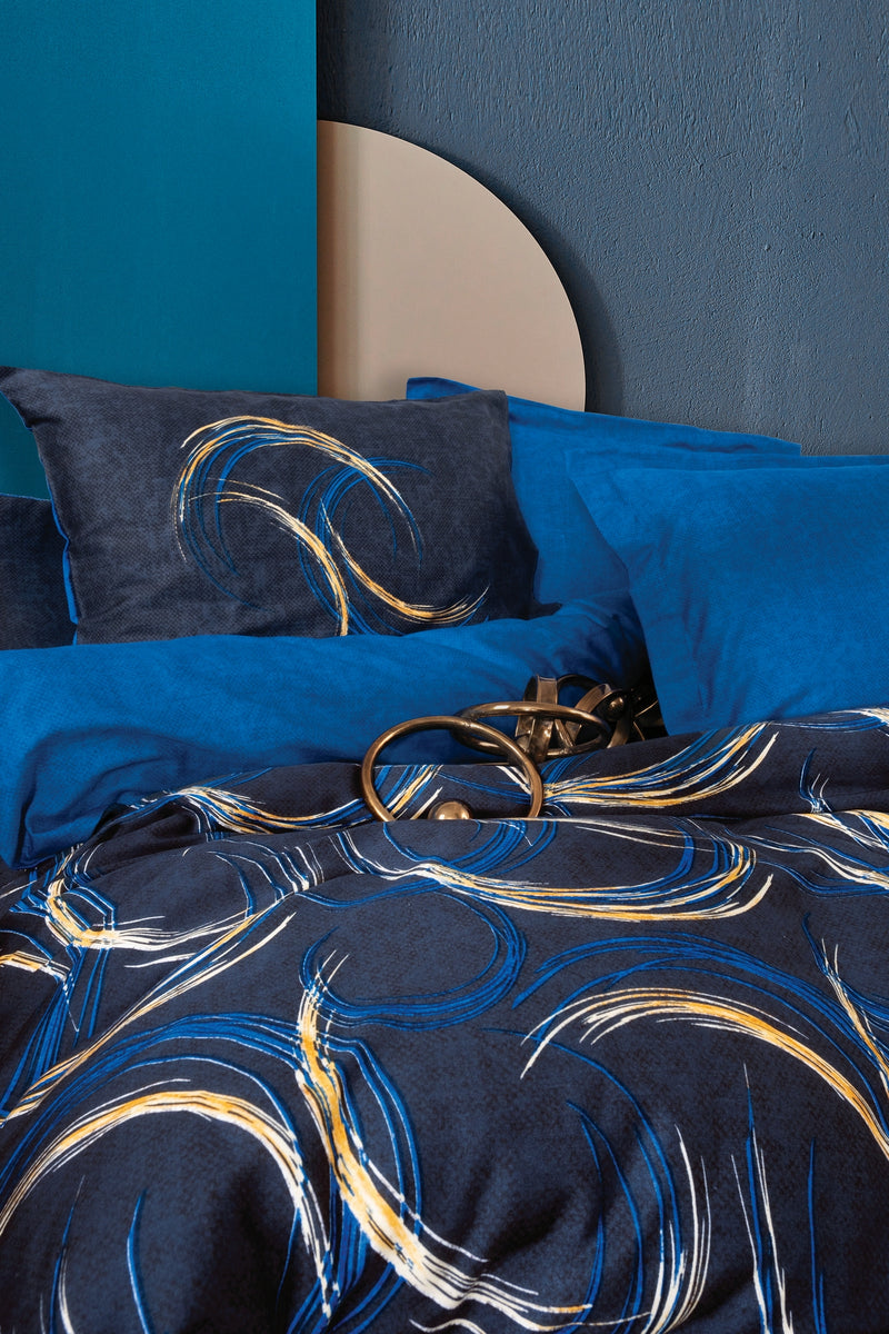 Lenjerie de pat din bumbac Satinat Vidal Multicolor, 200 x 220 cm (1)