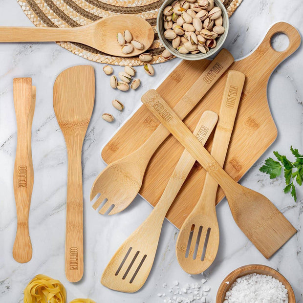 Inde Soler Hispania Lingura din bambus, Quttin Natural, 30 cm