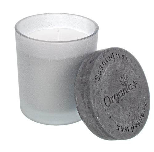 Lumanare ornamentala Ava Gri, Ø8xH9 cm