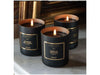 Lumanare Parfumata, Barrio de la Latina, Negru/Auriu, din Ceara Naturala in Pahar de Sticla si Cutie Cadou, Rotunda 200g (1)