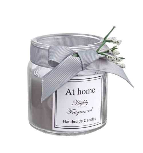 Lumanare parfumata Nadira Gri, Ø6xH6,5 cm