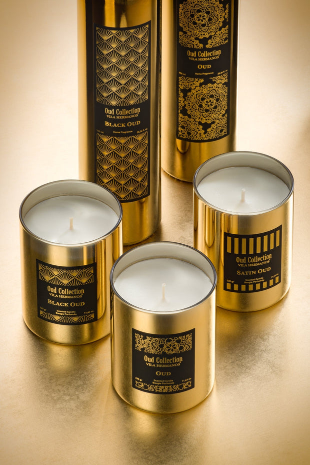 Lumanare Parfumata, Oud Big Dorado Black, din Ceara Naturala in Pahar de Sticla, Rotunda 330g (3)