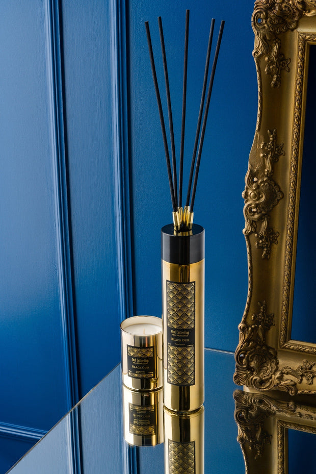 Lumanare Parfumata, Oud Big Dorado Satin, din Ceara Naturala in Pahar de Sticla, Rotunda 330g (4)