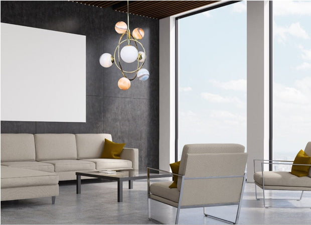 Maxlight Lustra Cosmos P0378 Auriu