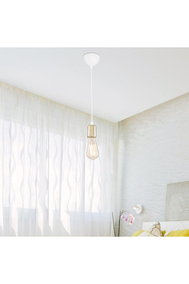Lustra Dekoratif Auriu / Alb