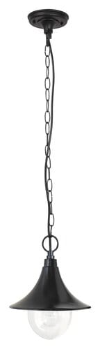 RabaLux Lustra exterior Konstanz 8246 Negru / Transparent