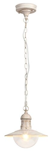 RabaLux Lustra exterior Oslo 8740 Alb Antichizathizat / Transparent