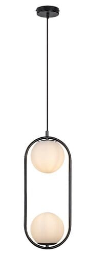 RabaLux Lustra Ghita 72029 Negru / Alb