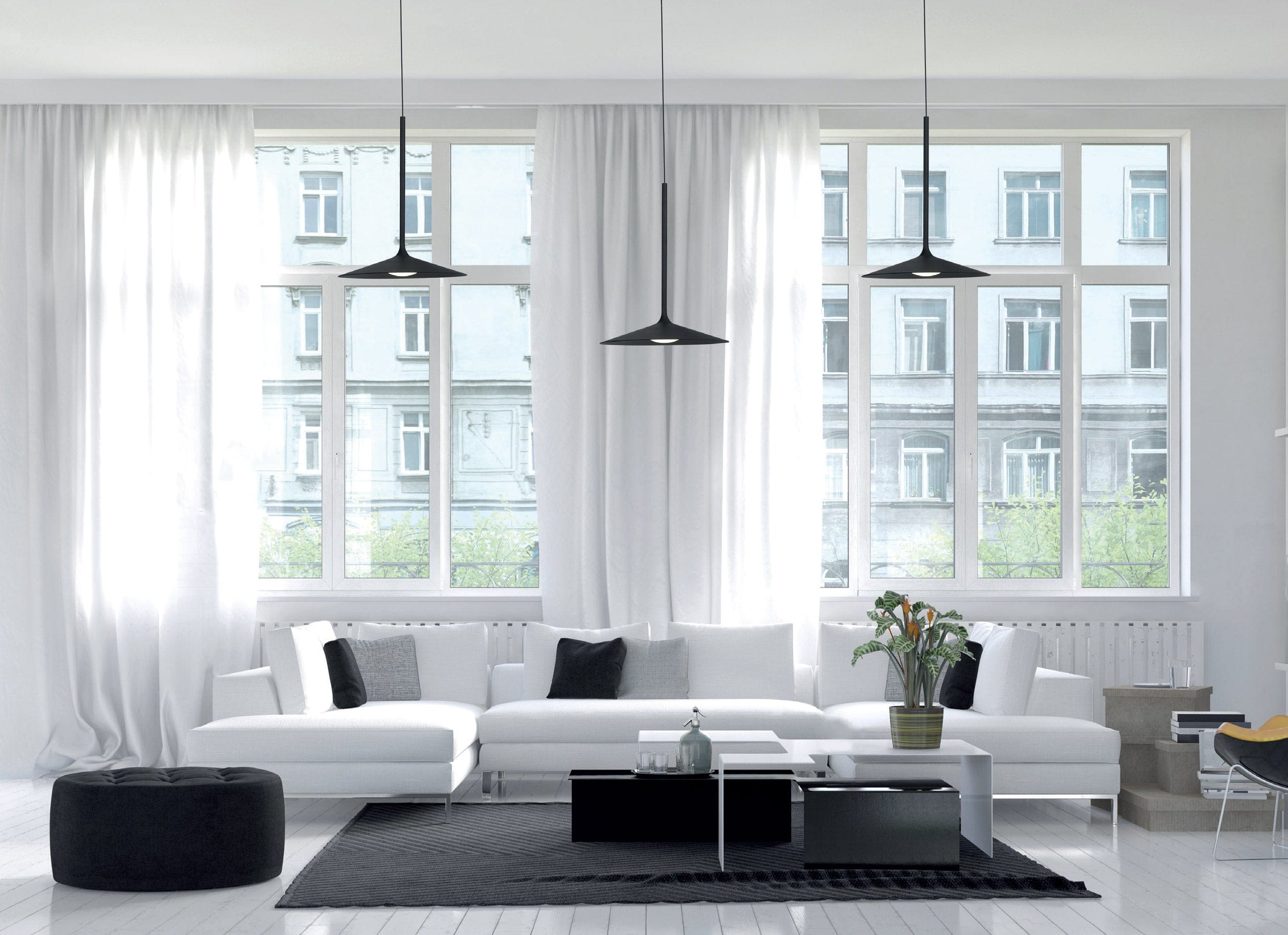 Maxlight Lustra Hana P0456 Negru