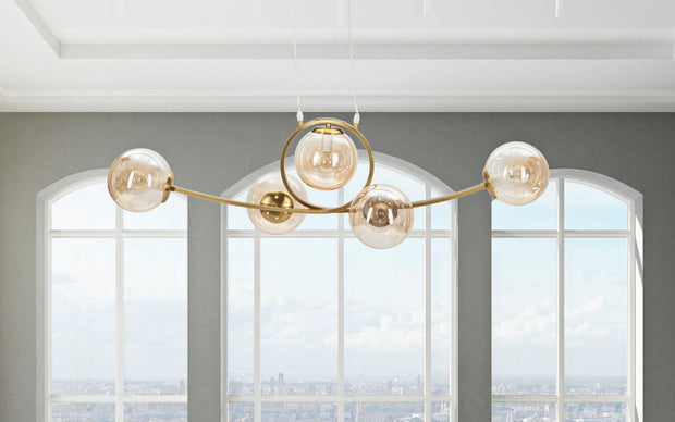 Mauro Ferretti Lustra Japan 5 Auriu / Alb