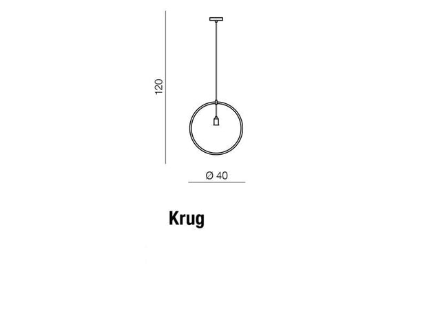 Azzarddo Lustra Krug Crom, AZ2112
